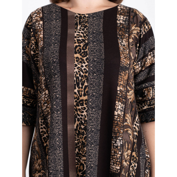 16520-91 женское платье (SARA, принт, трикотаж, 2 ед. размеры батал:54. 56) Sara