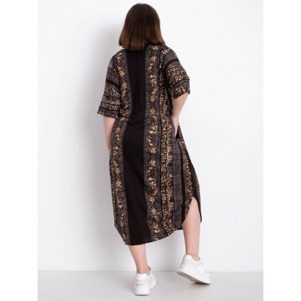 16520-91 женское платье (SARA, принт, трикотаж, 2 ед. размеры батал:54. 56) Sara