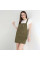 0899-77 XINYUE ХАКІ комплект із сарафану та футболки (3 од.розміри: M.L.XL) Xinyue