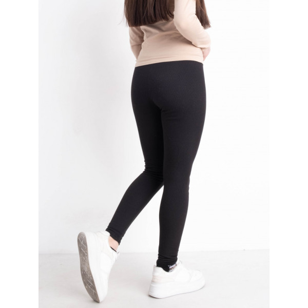 1701-1 черные женские лосины рубчик (5'TH AVENUE, 4 ед. размеры норма: 42. 44. 46. 48) 5`th Avenue