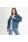 7011-12 Жіноча джинсова куртка Fashion блакитна (1145616)