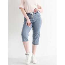 1911-8B44 / голубые женские джинсовые шорты (ЛАСТОЧКА, стрейчевые, 4 ед. размеры полубатал: XL. 2XL. 5XL. 5XL) Шорты