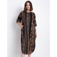 16520-91 женское платье (SARA, принт, трикотаж, 2 ед. размеры батал:54. 56) Sara