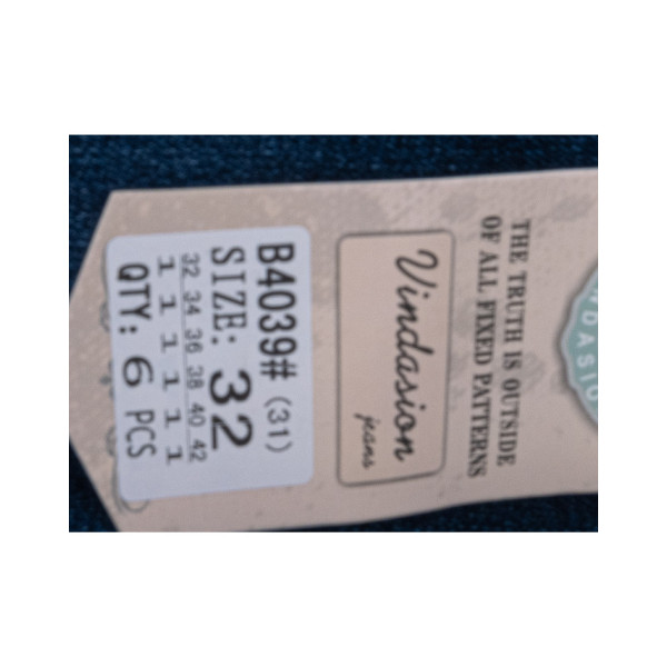 4039 * синие женские джинсы (VINDASION, стрейчевые, 6 ед. размеры батал: 32. 34. 36. 38. 40. 42) выдача на следующий день