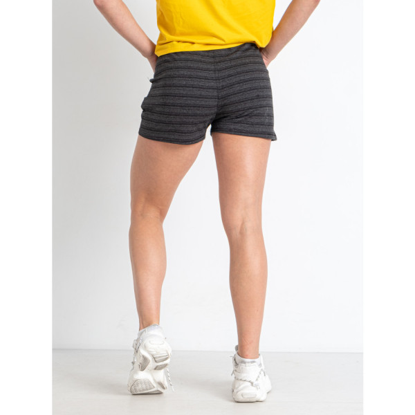 0017-6 темно-сірі жіночі шорти (принт, 5 од. розміри норма: 42. 44. 46. 48. 50)