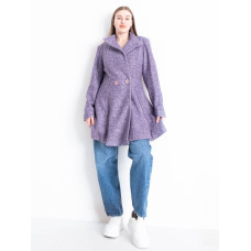 90080-42 бузкове жіноче драпове пальто (3 од. розміри норма: 42. 44. 46)