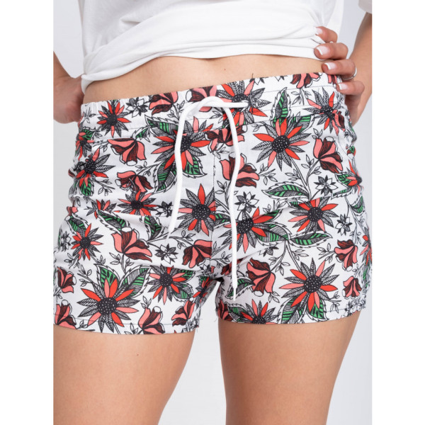 6610-16 білі жіночі шорти (5 од. розміри на бирці: L. L. L. XL. XL, маломірять)