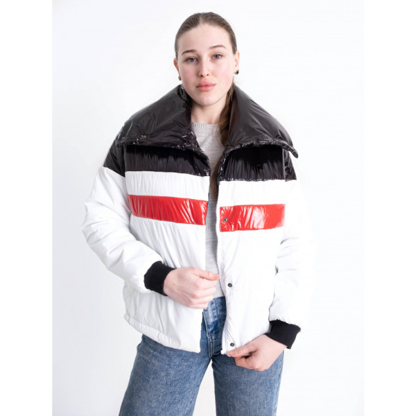 90070-1 мультиколор жіноча куртка (синтепон, 3 од. розміри норма: M. L. XL)