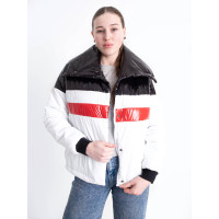90070-1 мультиколор жіноча куртка (синтепон, 3 од. розміри норма: M. L. XL)