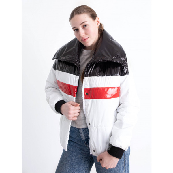 90070-1 мультиколор жіноча куртка (синтепон, 3 од. розміри норма: M. L. XL)