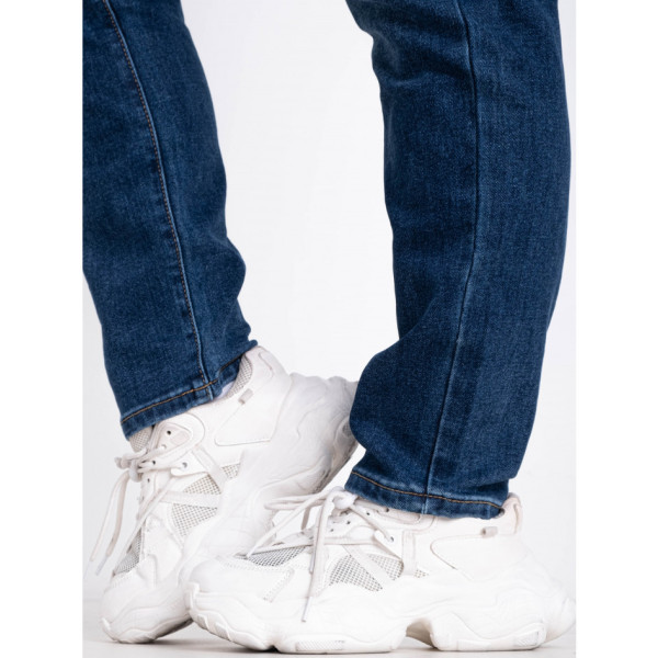 3313 # сині жіночі джинси MOM (KT.MOSS, стрейч-коттон, 6 од. розміри напівбатал: 28. 29. 30, 31, 32, 33)