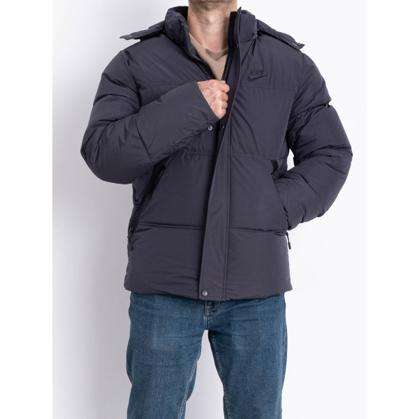 0020-3 сіра чоловіча тепла куртка (5 од., розміри норма: M. L. XL. 2XL. 3XL)