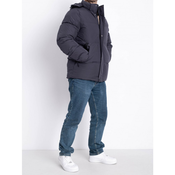 0020-3 сіра чоловіча тепла куртка (5 од., розміри норма: M. L. XL. 2XL. 3XL)