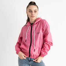 25056-33 ТЕМНО-РОЖЕВА жіноча вітровка з капюшоном (4 шт. розміри: 44-46/2.48-50/2)