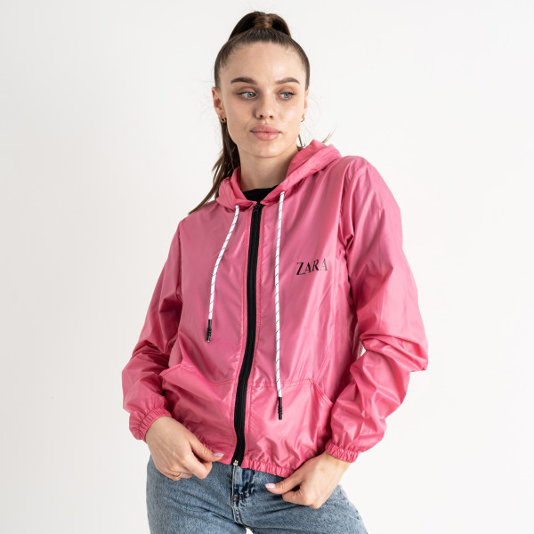 25056-33 ТЕМНО-РОЖЕВА жіноча вітровка з капюшоном (4 шт. розміри: 44-46/2.48-50/2)