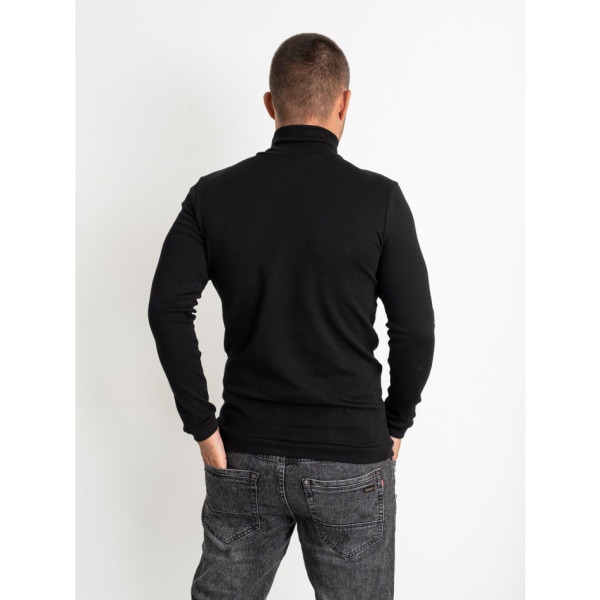 8865-1 чорний чоловічий гольф (байка, 6 од. розміри норма: 46, 48, 50, 52, 54, 56)