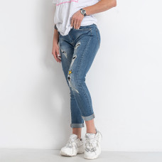 9354-4 сині жіночі джинси (4 од. розміри норма: 26. 27. 29. 30)