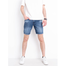 3104 сині чоловічі джинсові шорти (стрейчові, 7 од. 30. 31. 32. 33. 34. 36. 38)