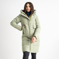 3701-72 зелена жіноча куртка (синепон, 5 од. розміри норма-напівбатал: M. L. XL. 2XL, 3XL)