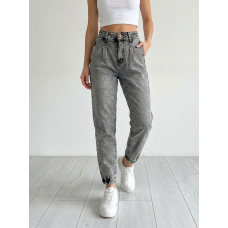 9004 сірі жіночі джинси (стрейч-коттон, 6од. розміри норма: 25, 26, 27, 28, 29, 30)