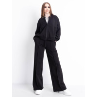 5901-1 чорний жіночий спортивний костюм (5'TH AVENUE, турецька двонитка, 4 од. розміри норма: 42. 44. 46. 48)