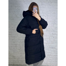 0018-1 * чорна жіноча куртка (синтипон, з капюшоном, 6од, розміри норма: M. M. L. L. XL. XL) видача наступного дня