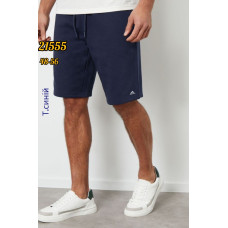 21555-52 * сині чоловічі шорти (турецька двонитка, 5 од. розміри напівбатал: 48. 50. 52. 54. 56) видача наступного дня