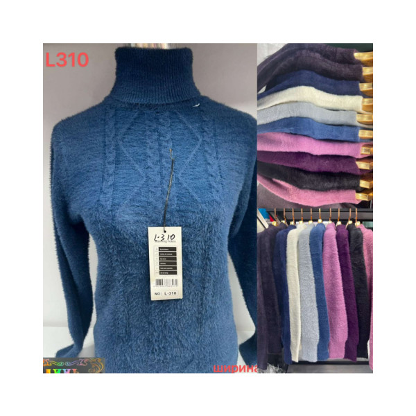 0310 * мікс кольорів жіночий светр (альпаки, 10 од., розміри норма: 46-50 універсальний) видача наступного дня