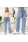 1045# блакитні жіночі джинси, стрейч-коттон (6 од., розміри батал: 31-38) видача наступного дня