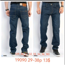 19090* сині чоловічі джинси на флісі (8 од., розміри норма: 29-38) видача наступного дня