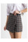 0355-3 світло-сіра спідниця в клітину фетрова (3 од. розміри: S.M.L)