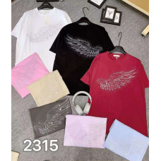 2315# мікс квітів жіноча футболка (95% бавовна, 12 од., розміри оверсайз) видача наступного дня