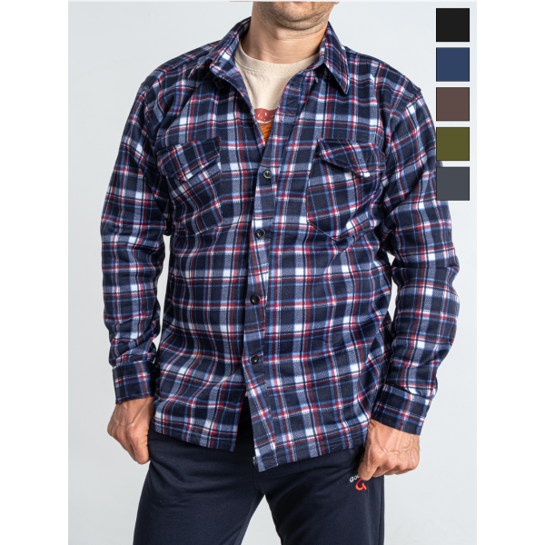 0018* мікс забарвлень чоловіча сорочка (байка, 5 од. розміри норма: XL. 2XL. 3XL. 4XL. 5X) видача наступного дня