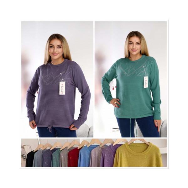 3102 * мікс квітів жіночий светр (кашемір, 5 од., розміри батал: 52-54 універсальний) видача наступного дня