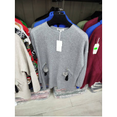 2039* мікс кольорів жіночий кардиган (Kiss me, 10 од., розміри батал: 2XL-3XL) видача наступного дня