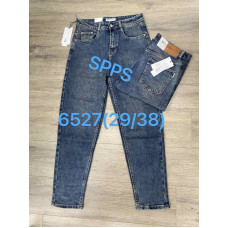 6527 сині жіночі джинси (SPPS, стрейчові, 6 од. розміри батал: 29-38) видача наступного дня