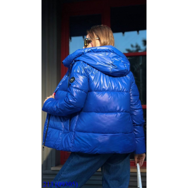 0213-2 * синя жіноча куртка, єврозима (4 од., розміри норма: M-L-XL-2XL) видача наступного дня