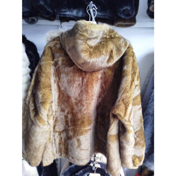 2611* бежевая женская шубка (3 ед, размеры батал: 5XL. 6XL. 7XL) выдача на следующий день