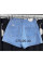 0075# голубые женские шорты-юбка (New Jeans, стрейч, 6 ед, размеры норма: 25-30) выдача на следующий день New Jeans