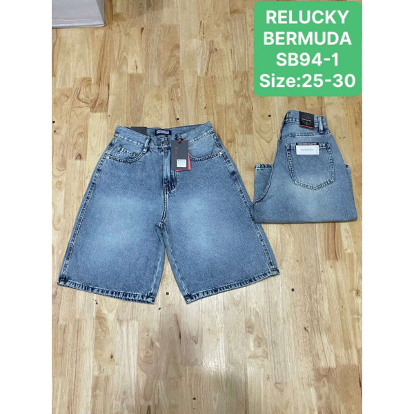 0094# голубые женские джинсовые шорты (Relucky, 6 ед, размеры норма: 25-30) выдача на следующий день Relucky