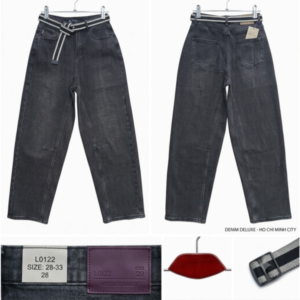 Жіночі джинси BAGGY LDM сірі (19566-03)