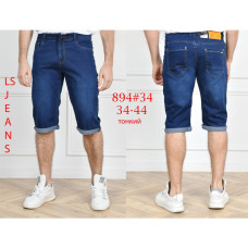 0894# синие мужские джинсовые шорты (8 ед, размеры норма: 34-44) выдача на следующий день Шорты