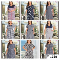 1226# выбор модели женский халат (вискоза, 5 ед, размеры батал: 58-66) выдача на следующий день Халат