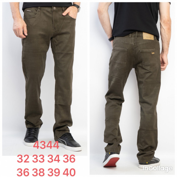 4344# хакі чоловічі джинси (8 од., розміри норма: 32-40) видача наступного дня Джинси