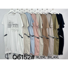 6152# микс цветов женская туника (Kiss me, 10 ед, размеры батал: XL-4XL) выдача на следующий день Kiss me