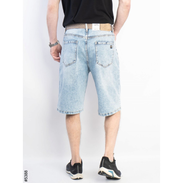 5388# голубые мужские джинсовые шорты (SPP'S JEANS, стрейч коттон, 8 ед, размеры норма: 28-36) выдача на следующий день SPPS