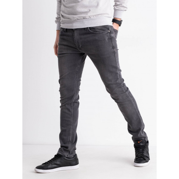 1778-2 / серые мужские джинсы (Orjean, стрейчевые, 2 ед. размеры норма: 29, 36) Джинсы