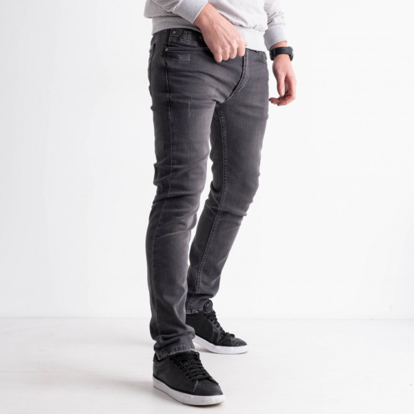 1778-2 / серые мужские джинсы (Orjean, стрейчевые, 2 ед. размеры норма: 29, 36) Джинсы