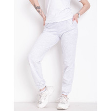 0021-68 5'th Avenue СВЕТЛО-СЕРЫЕ спортивные штаны женские из турецкой двунитки ( 4 ед. размеры: S.M.L.XL) демисезон 5`th Avenue