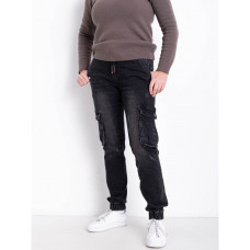 0442 темно-сірі жіночі джинси (VINGVGS. стейч, на манжеті, 8од, розміри батал: 28, 29, 30, 31, 32, 33, 34, 36) Vingvgs